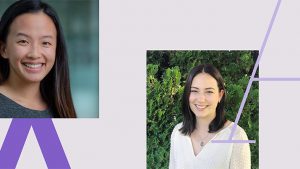 Tiffany Lee and Lindsey Palmer receive 2021 Outstanding Leader in the UBC Community award