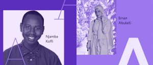 Eman Alsulaiti and Njamba Koffi receive 2022 Outstanding Leader in the UBC Community and Beyond Award