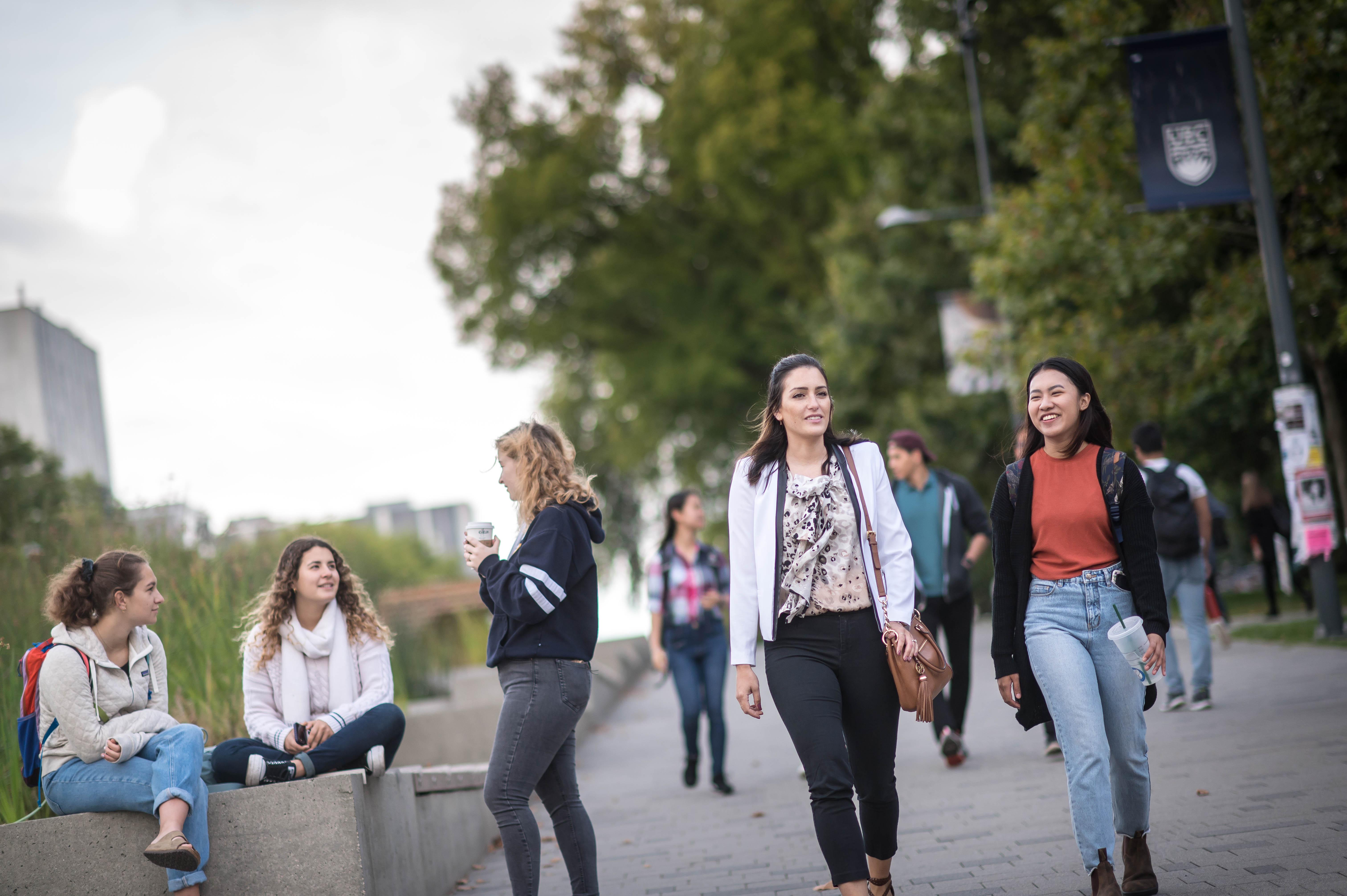 UBC Students along University Boulevard