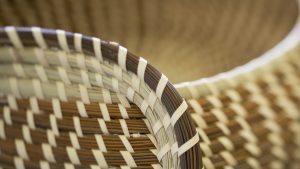 Basket in the market in Charleston, South Carolina using a tilt shift lens.