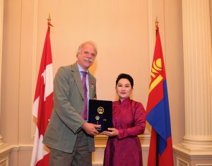 Julian Dierkes Awarded Mongolian Friendship Medal