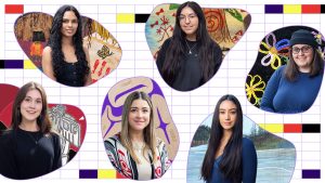 Six Indigenous student artists weave symbols of ancestry and identity into art